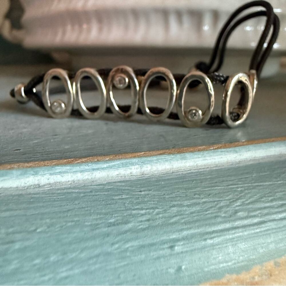 Silpada 925 Sterling Sliver Adjustable Fit Bracelet - Picture 8 of 8